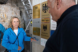 Besuch von Bundesmweltministerin Steffi Lemke auf der Umweltforschungsstation Schneefernhaus GmbH.