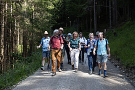 07.08.2024,   Germany. Hauptalmbegehung mit Bundesumweltministerin Steffi Lemke. Oberammergau.