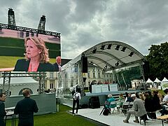 Blick auf den Stand