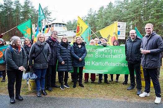 Gruppenfoto mit Steffi Lemke