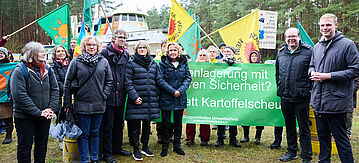 Gruppenfoto mit Steffi Lemke